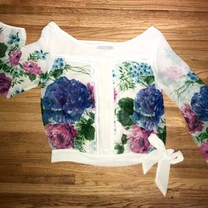 Spring Floral Top